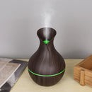 Umidificador de ar ultrassônico, aromatizador e difusor de ambiente USB led Lelong