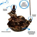 Incensário Cascata e Vareta Flor de Lotus Grande