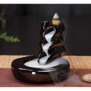 Incensário Cascata De Fumaça Yoga Zen Relaxante - 3 Quedas