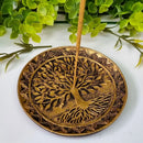 Incensario Vareta Redondo Pratinho Arvoré da Vida