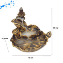 Incensário Cascata e Vareta Flor de Lotus Grande