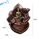 Incensário Cascata Fumaça e Vareta Flor de Lotus Buda Hindu
