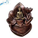 Incensário Cascata Fumaça e Vareta Flor de Lotus Buda Hindu